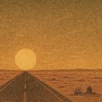 poster Golden Mirage Stoner Desert Western Grooves